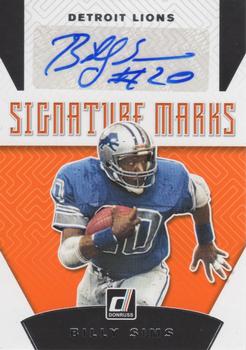2019 Donruss - Signature Marks #SM-38 Billy Sims Front