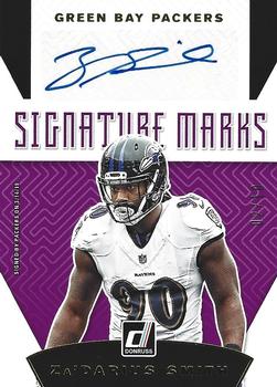 2019 Donruss - Signature Marks Purple #SM-22 Za'Darius Smith Front