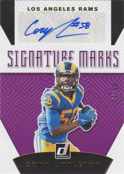 2019 Donruss - Signature Marks Purple #SM-24 Cory Littleton Front