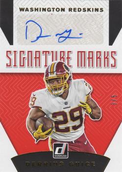 2019 Donruss - Signature Marks Red #SM-5 Derrius Guice Front