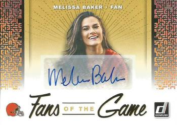 2019 Donruss - Fans of the Game Autographs #FTG-3 Melissa Baker Front