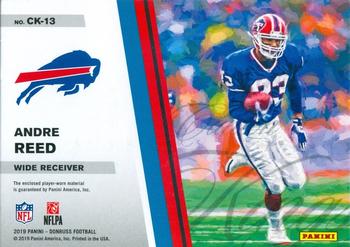 2019 Donruss - Canton Kings #CK-13 Andre Reed Back