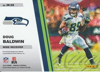 2019 Donruss - Jersey Kings Studio Series #JK-28 Doug Baldwin Back