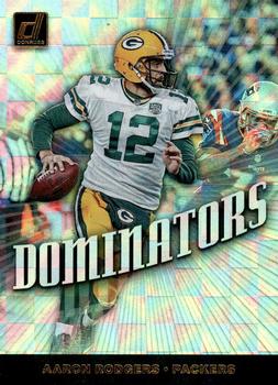 2019 Donruss - Dominators #DOM-26 Aaron Rodgers Front