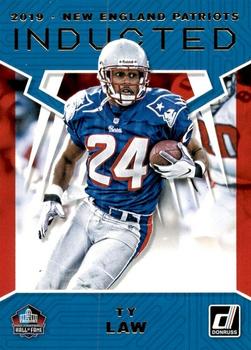 2019 Donruss - Inducted #IN-3 Ty Law Front