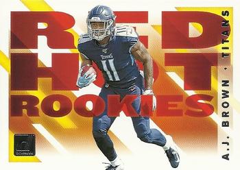 2019 Donruss - Red Hot Rookies #RHR-6 A.J. Brown Front