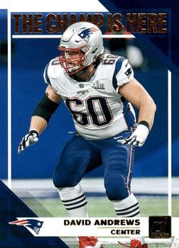 2019 Donruss - The Champ is Here #CH-20 David Andrews Front