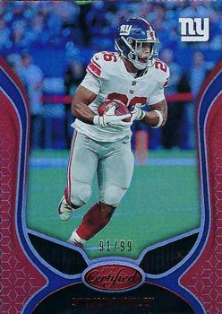 2019 Panini Certified - Mirror Red #55 Saquon Barkley Front