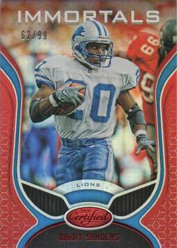 2019 Panini Certified - Mirror Red #101 Barry Sanders Front