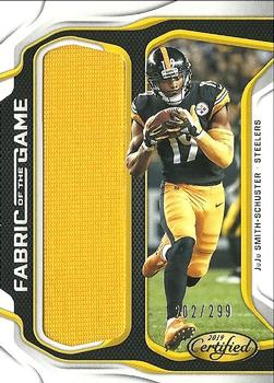 2019 Panini Certified - Fabric of the Game #FG-JS JuJu Smith-Schuster Front