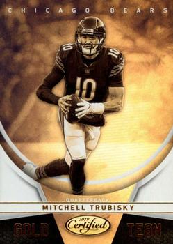 2019 Panini Certified - Gold Team #GT-MT Mitchell Trubisky Front