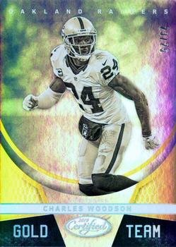 2019 Panini Certified - Gold Team Mirror Gold #GT-CH Charles Woodson Front