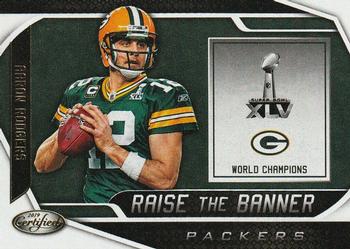 2019 Panini Certified - Raise the Banner #RTB-AR Aaron Rodgers Front