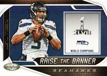 2019 Panini Certified - Raise the Banner #RTB-RW Russell Wilson Front