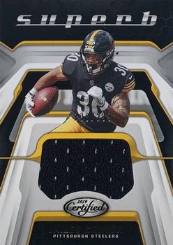 2019 Panini Certified - Superb Swatches #SU-JC James Conner Front
