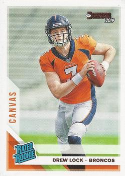2019 Donruss - Rated Rookies Canvas #303 Drew Lock Front