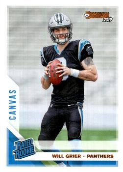 2019 Donruss - Rated Rookies Canvas #305 Will Grier Front