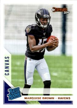 2019 Donruss - Rated Rookies Canvas #312 Marquise Brown Front