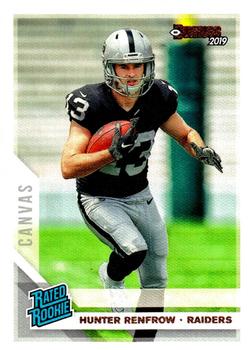 2019 Donruss - Rated Rookies Canvas #340 Hunter Renfrow Front