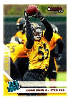2019 Donruss - Rated Rookies Canvas #344 Devin Bush II Front