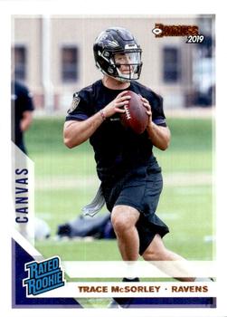 2019 Donruss - Rated Rookies Canvas #346 Trace McSorley Front