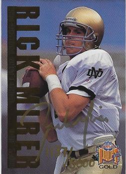 1993 Classic - Autographs Gold #NNO Rick Mirer Front