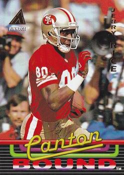 1994 Pinnacle Canton Bound #4 Jerry Rice Front