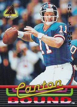 1994 Pinnacle Canton Bound #19 Phil Simms Front