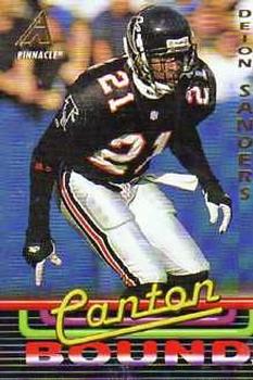 1994 Pinnacle Canton Bound #24 Deion Sanders Front