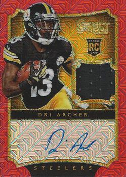 2014 Panini Select - Rookies Jersey Autographs Prizm Red Mojo #229 Dri Archer Front