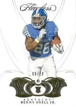 2019 Panini Flawless Collegiate #37 Benny Snell Jr. Front