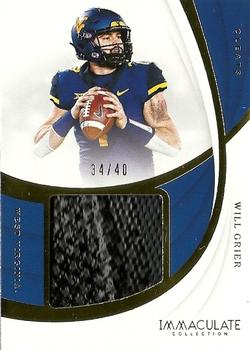 2019 Panini Immaculate Collection Collegiate - Immaculate Cleats #35 Will Grier Front