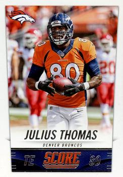2014 Score Denver Broncos #3 Julius Thomas Front