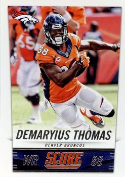 2014 Score Denver Broncos #4 Demaryius Thomas Front