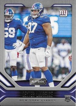 2019 Panini Playbook #160 Dexter Lawrence Front