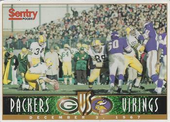 1997 Sentry Green Bay Packers vs Minnesota Vikings Junior Power Pack #NNO December 3, 1967 Front