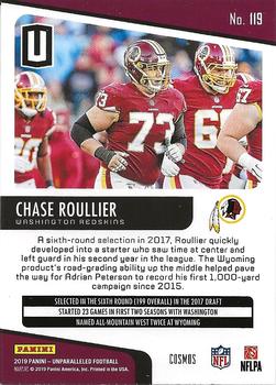 2019 Panini Unparalleled - Cosmos #119 Chase Roullier Back