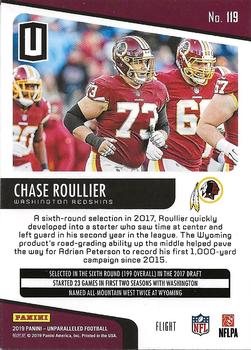 2019 Panini Unparalleled - Flight #119 Chase Roullier Back