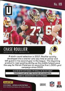 2019 Panini Unparalleled - Groove #119 Chase Roullier Back