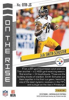 2019 Panini Unparalleled - On the Rise #OTR-JS JuJu Smith-Schuster Back