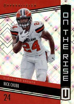 2019 Panini Unparalleled - On the Rise #OTR-NC Nick Chubb Front