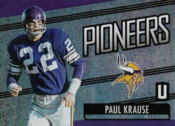2019 Panini Unparalleled - Pioneers #PI-PK Paul Krause Front