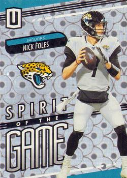 2019 Panini Unparalleled - Spirit of the Game Groove #SG-NF Nick Foles Front