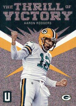 2019 Panini Unparalleled - The Thrill of Victory #TV-ARO Aaron Rodgers Front