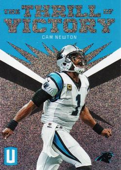 2019 Panini Unparalleled - The Thrill of Victory #TV-CNE Cam Newton Front