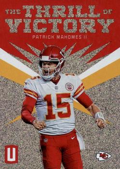 2019 Panini Unparalleled - The Thrill of Victory #TV-PMH Patrick Mahomes II Front