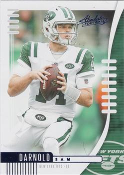 2019 Panini Absolute - Blue #10 Sam Darnold Front