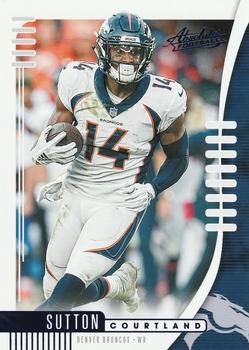 2019 Panini Absolute - Blue #47 Courtland Sutton Front