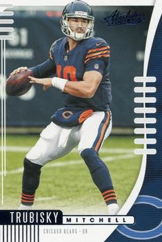 2019 Panini Absolute - Blue #64 Mitchell Trubisky Front