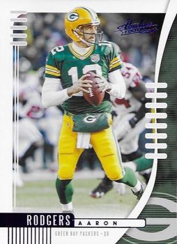 2019 Panini Absolute - Blue #70 Aaron Rodgers Front